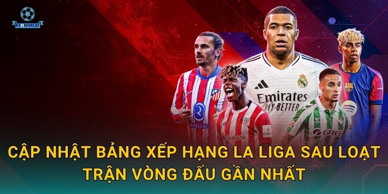 Bảng xếp hạng La Liga mới nhất cập nhật – Kèo nhà cái phân tích cuộc đua ngôi đầu 1 Cập nhật bảng xếp hạng La Liga sau loạt trận vòng đấu gần nhất